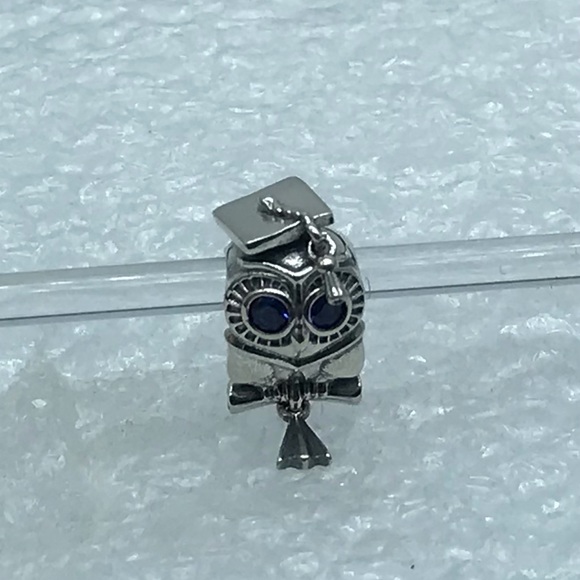 Pandora, “Wise Owl Graduation “ Silver Charm 798907C01 A83-8 - Picture 3 of 5